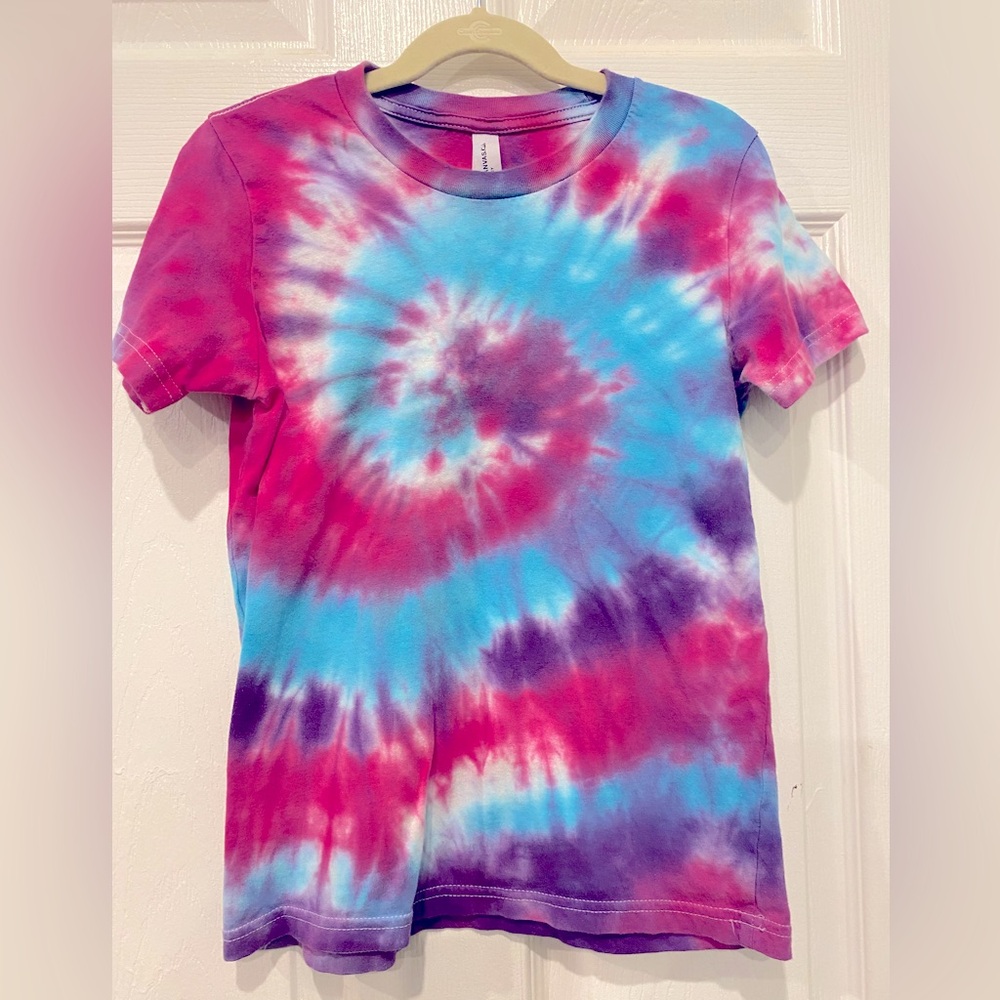 Bella Canvas Blue and Purple Short Sleeve Tee